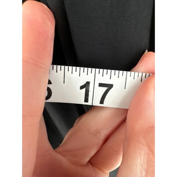 Old Navy Dress Womens Small Black Maxi Tiered Square Neck Pockets Cottage Boho - Picture 8 of 8